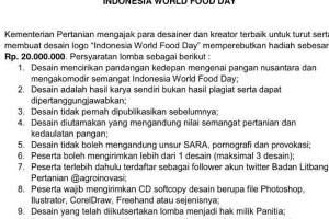 Yuk Ikutan Lomba Desain Logo “Indonesia World Food Day”