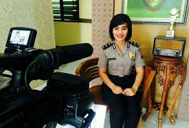 Oswita, Polwan di Kabupaten Limapuluh Kota (Foto: Istagram Pribadi)