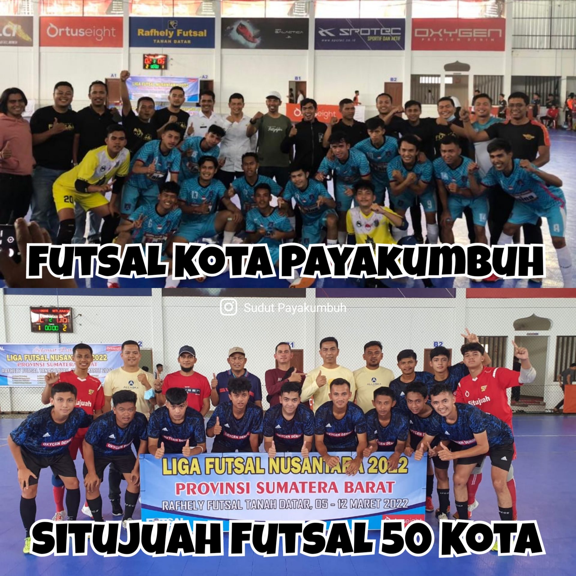Tumbangkan Futsal Pasaman dan Tamar Kota Pariaman, Duo Tim Luak Limo Puluah Melaju ke Semifinal LFN 2022