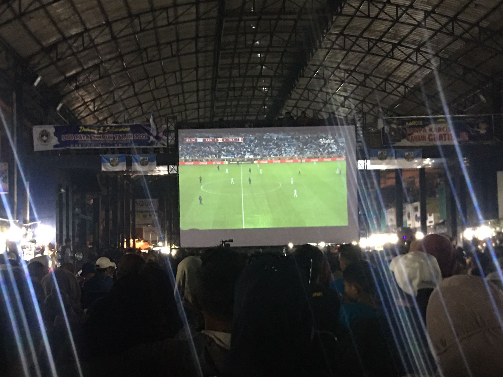 Piala Dunia 2022 dan Euforianya Terasa di Payakumbuh, Ribuan Warga Padati Nobar Final di Kanopi Pasar Kuliner