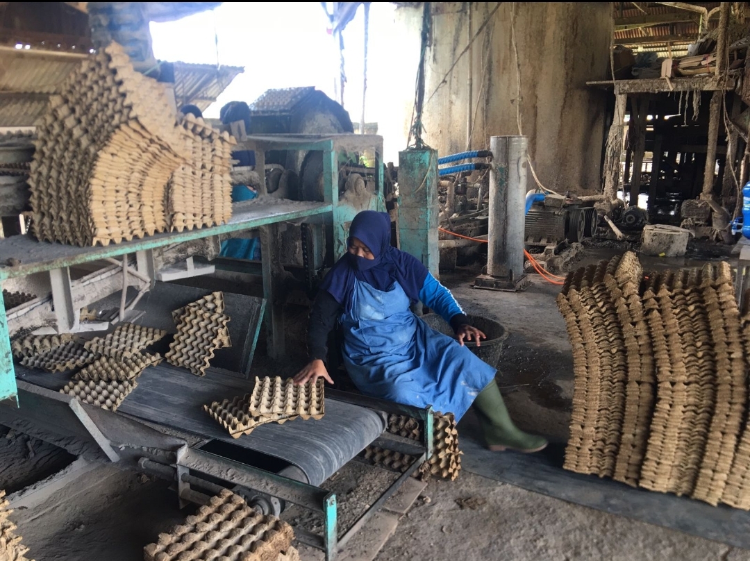 Mengintip Industri Kotak Telur ‘Karya Bersama’ di Payobasung