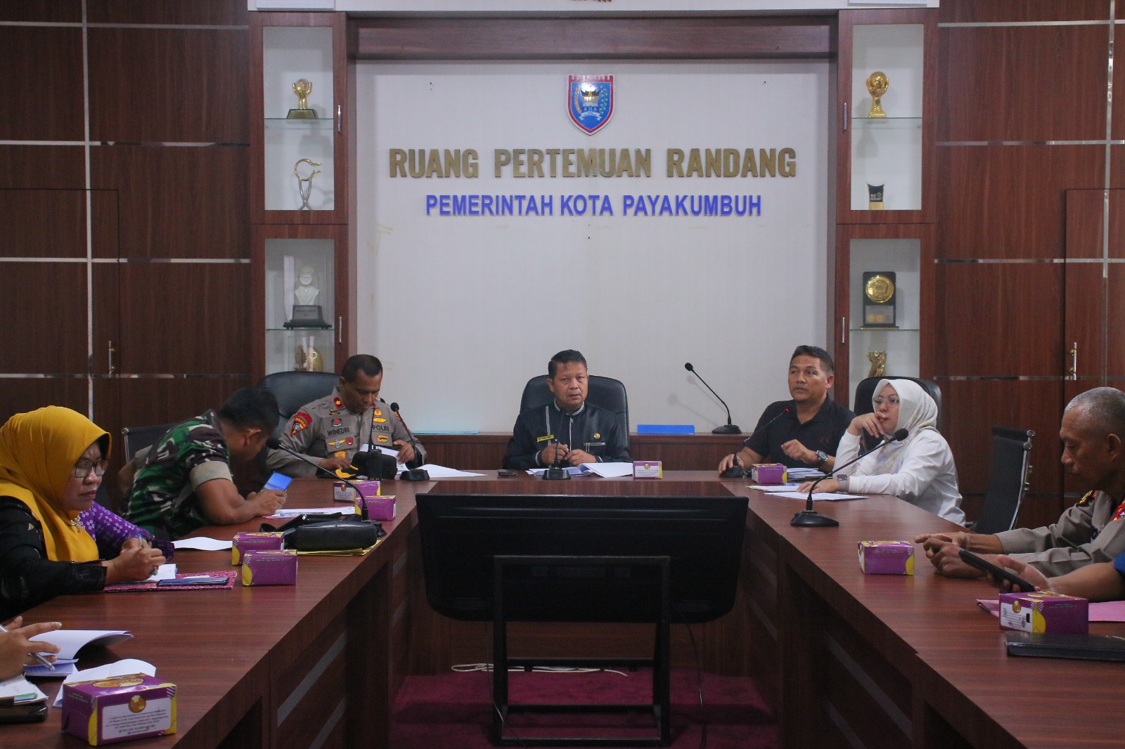 Pemko Payakumbuh gelar rapat di Balai Kota Payakumbuh