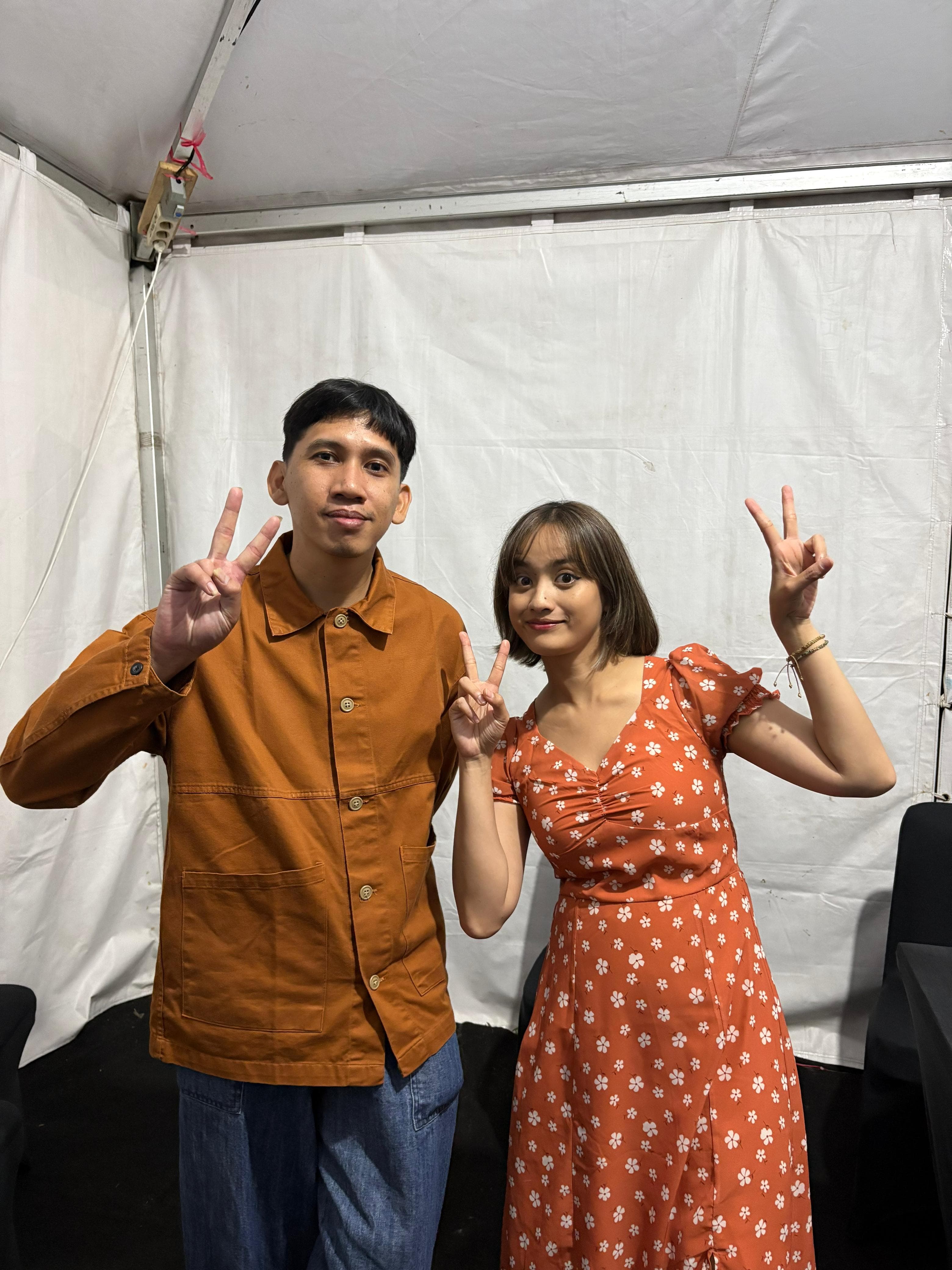 Banda Neira saat ditemui di Backstage Festival Sarga