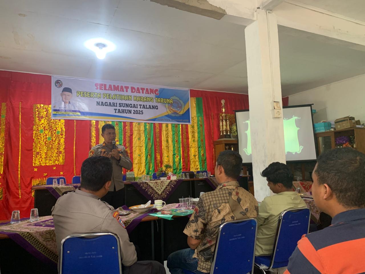 Pelatihan Karang Taruna di Nagari Sungai Talang