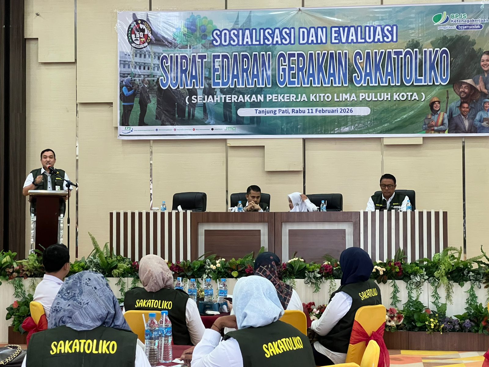 Diskon Iuran BPJS Ketenagakerjaan 50 Persen Disosialisasikan di Limapuluh Kota