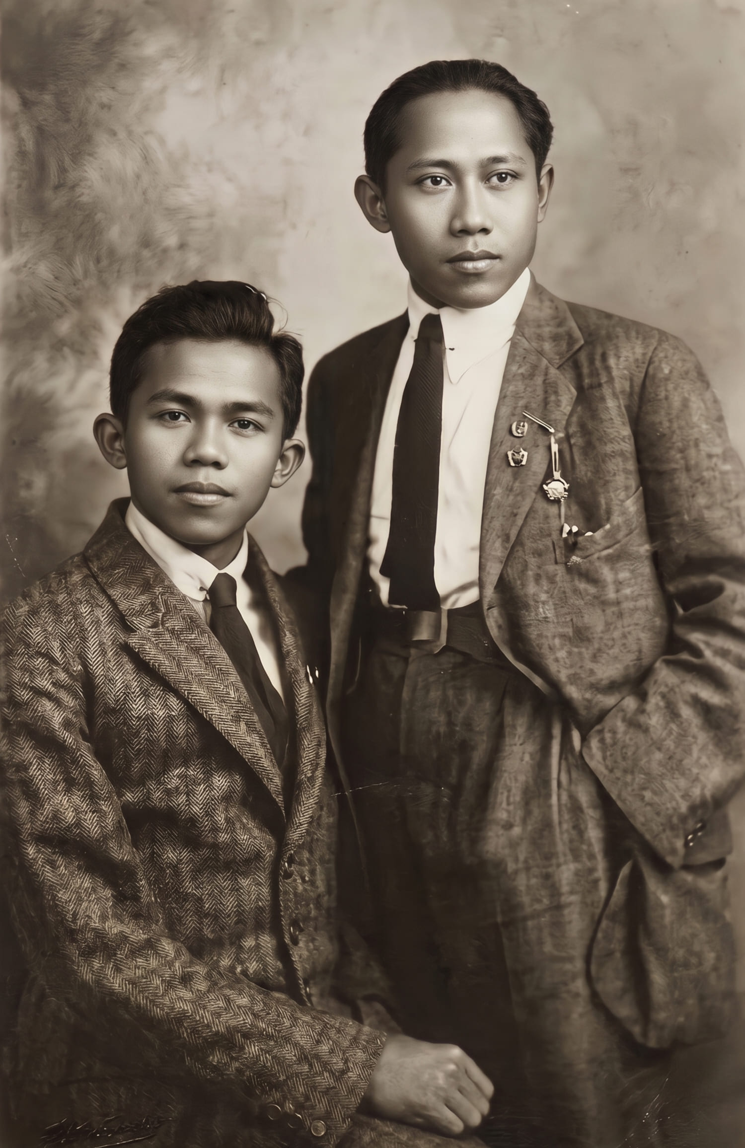 Tan Malaka bersama Temannya, Darsono
