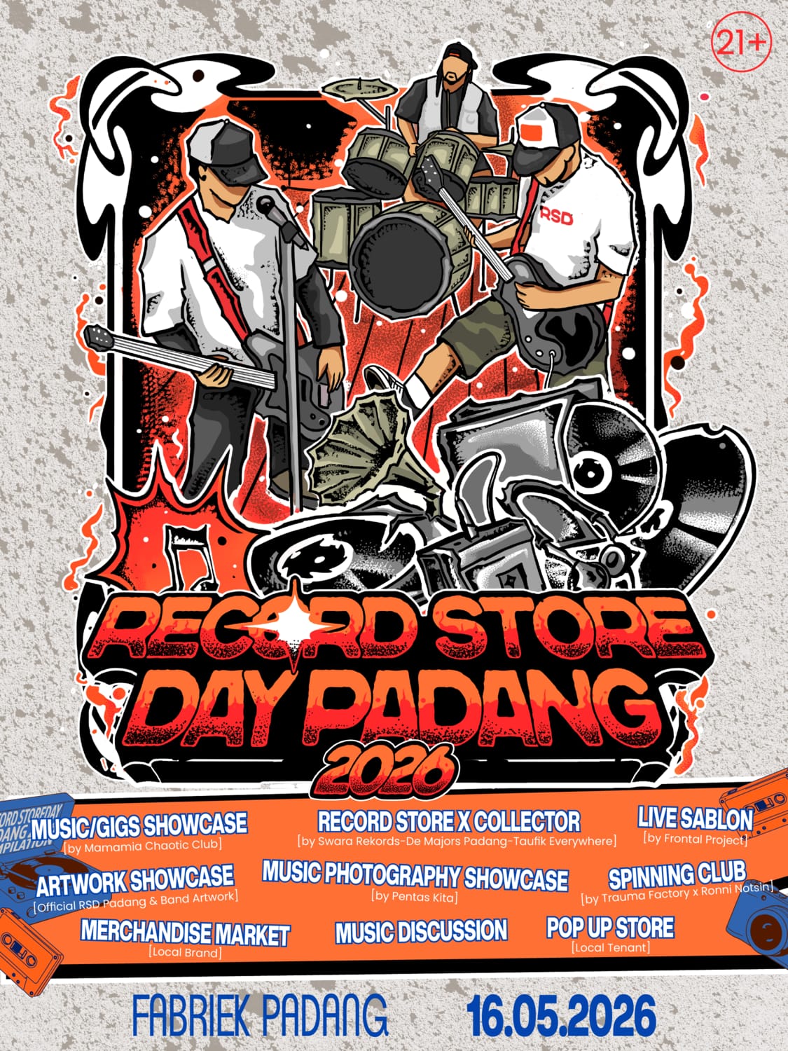 Record Store Day Padang 2026 Hadirkan Rilisan Eksklusif dan Live Showcase di Fabriek