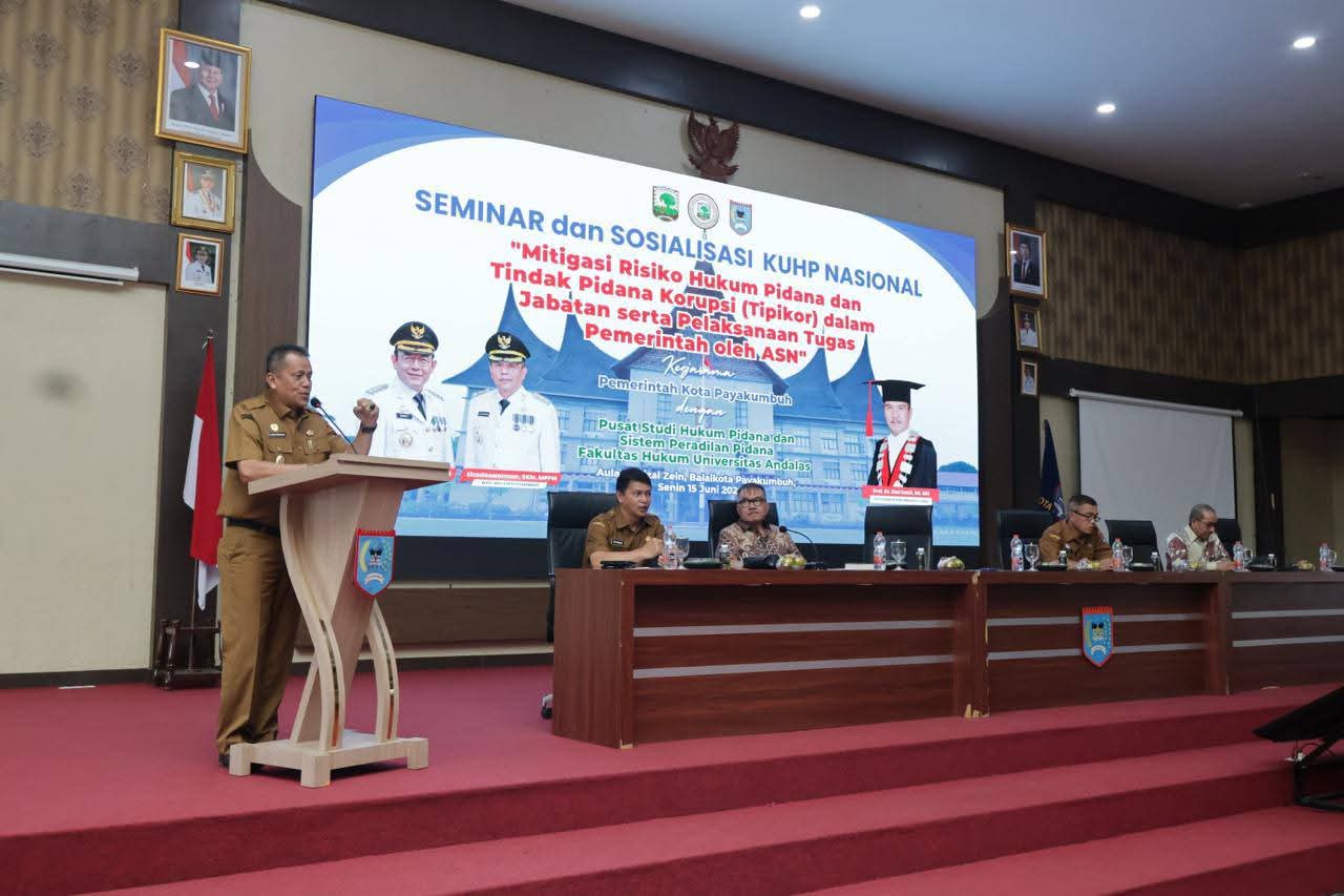 ASN Payakumbuh Dibekali Mitigasi Risiko Pidana dan Korupsi, Antisipasi Perubahan KUHP Nasional